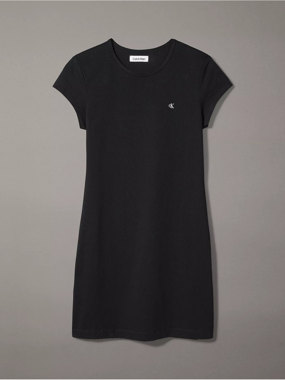 Calvin Klein Black Short Sleeve Mini Dress